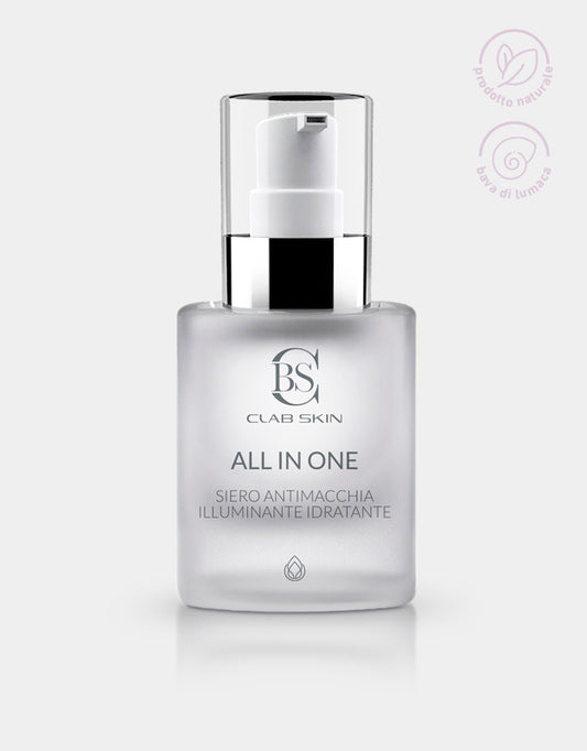 all in one siero antimacchia illuminante idratante. Clabskin giorno